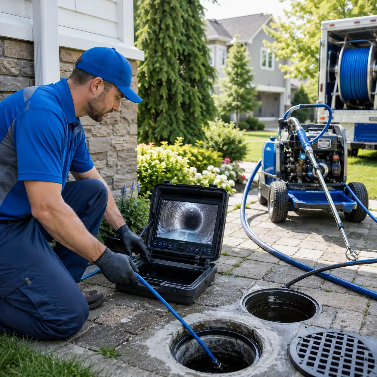 Outdoor drain cleaning professionals serving The Colony, TX
